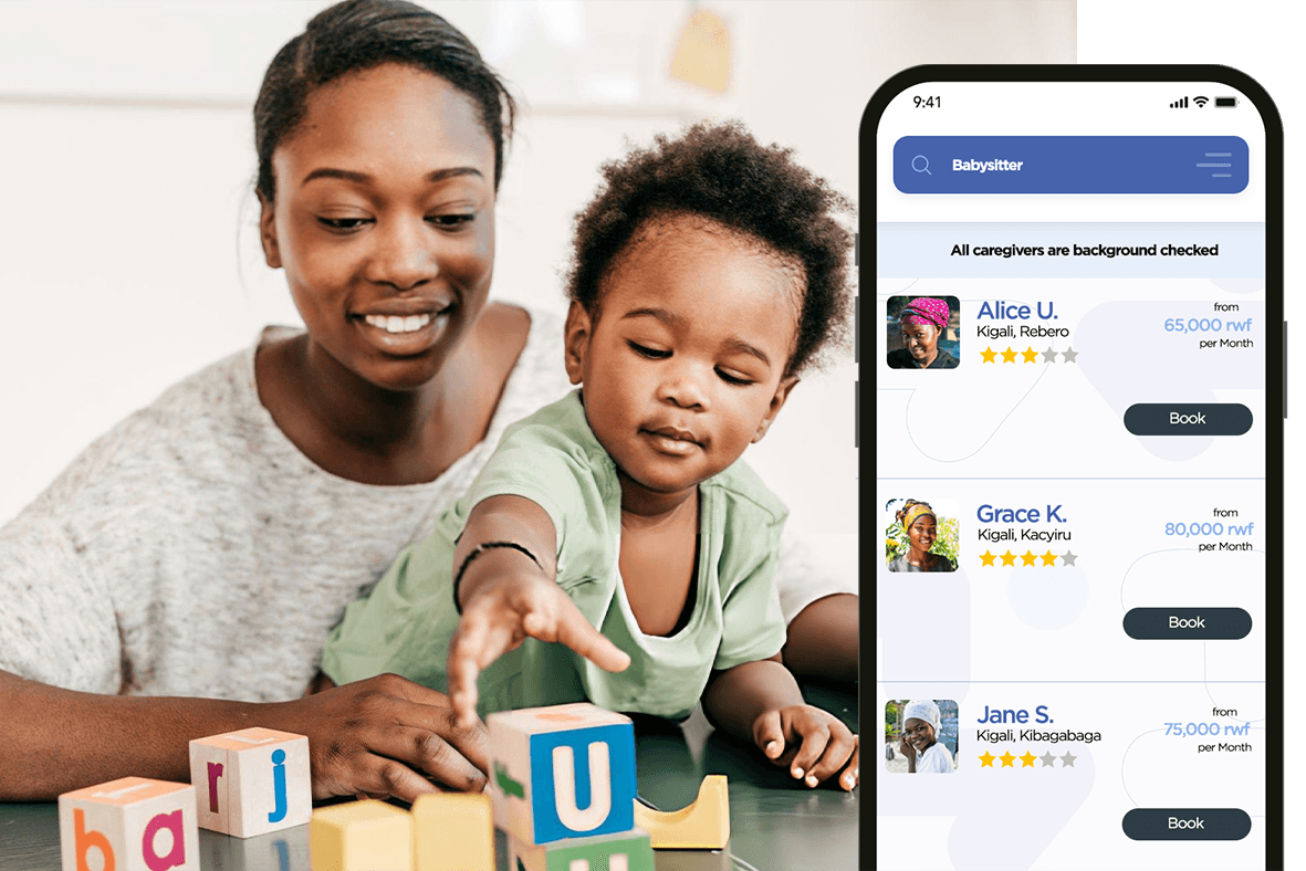 houseworker putting food on the table