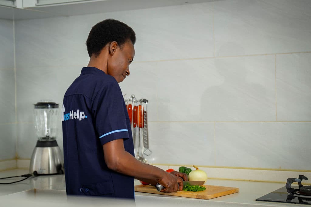 houseworker cooking